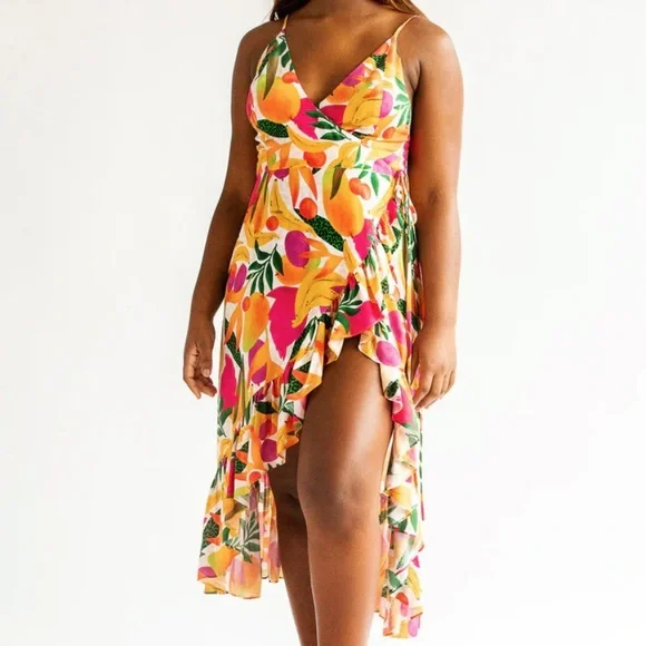 open lace back dress Marie Dress in Citrus  Ivy City Co